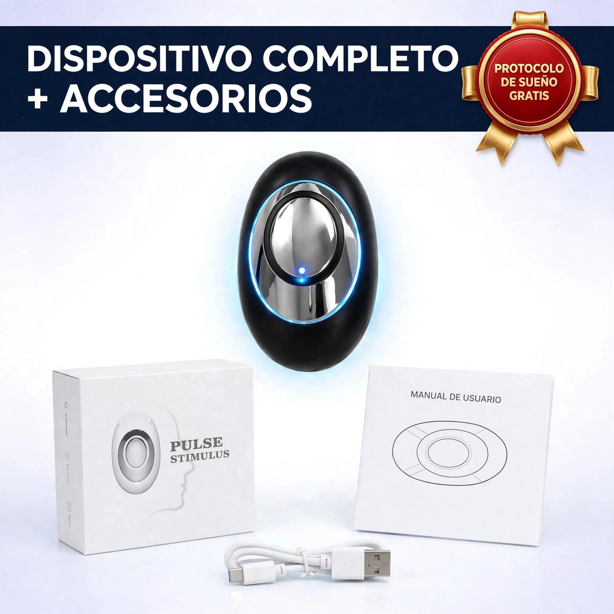 SleepPulse™ — Dispositivo de Relajación y Sueño