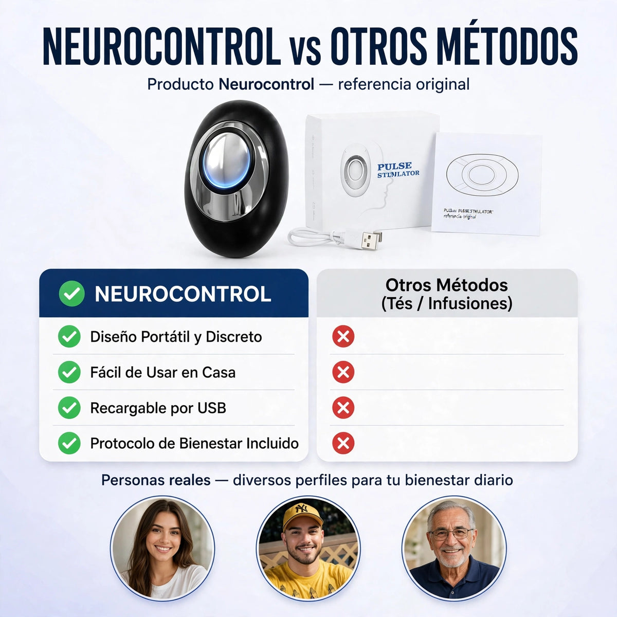 SleepPulse™ — Dispositivo de Relajación y Sueño