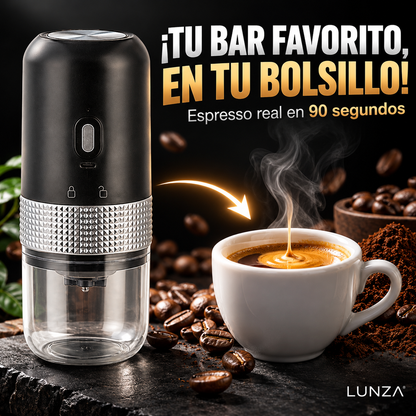 LUNZA NOMAD™ — Cafetera Espresso Portátil Eléctrica