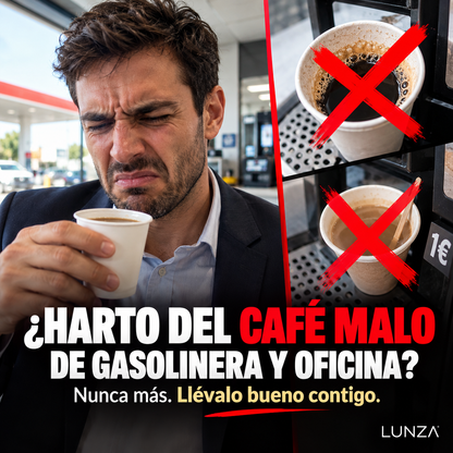 LUNZA NOMAD™ — Cafetera Espresso Portátil Eléctrica