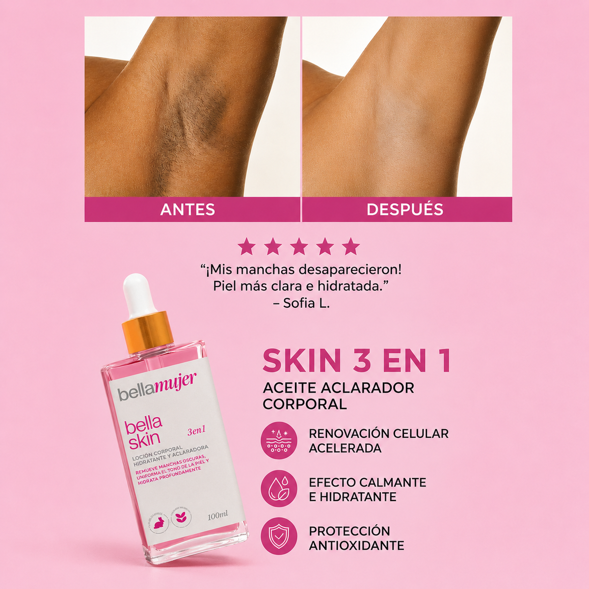 Bella Skin 3 en 1 - Lunza