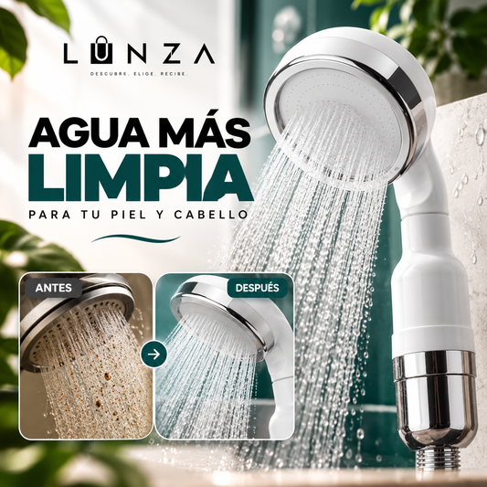 AquaPure™ — Alcachofa de Ducha con Doble Filtro