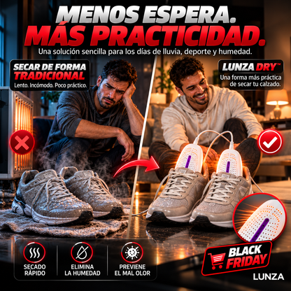 LUNZA DRY™ + Kit Limpiador de Zapatillas Gratis – Secado y Limpieza Total