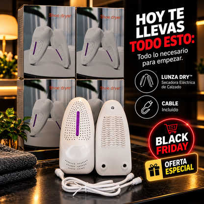 LUNZA DRY™ + Kit Limpiador de Zapatillas Gratis – Secado y Limpieza Total