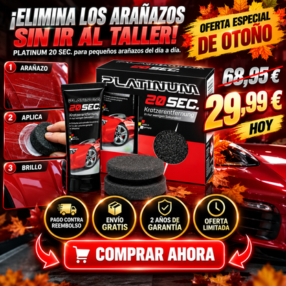 Eliminador profesional de arañazos en 20 seg para coche